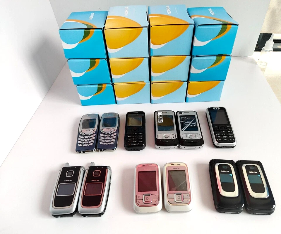 Nokia 6085 6110 6101 6030 6100 6233 6111 Botón o abatible teléfono estilo antiguo. Foto 3 de 4