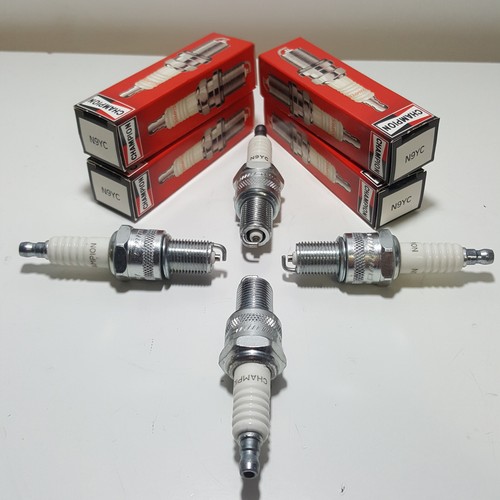 KIT 4 CANDELE CHAMPION N9YC ALFA ROMEO GIULIA - FIAT 130 - X 1/9 PER 46229251 - Picture 1 of 7