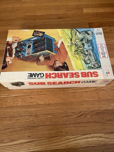 Vintage 1973 Sub Search 3 Level Strategy Board Game - Milton Bradley - Picture 10 of 10