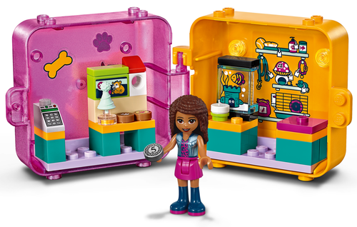 LEGO Friends Series 2  #41405  "Andrea's Shopping Play Cube" - Complete w/Manual - Picture 1 of 6
