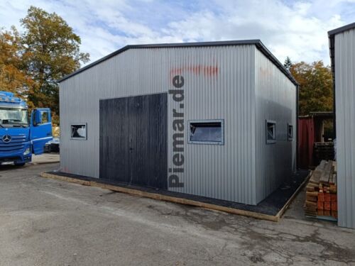 Blechgarage Halle 6x5x3m Fertiggarage Lagerhalle | inkl. Aufbau | 19597!! - Bild 14 von 16