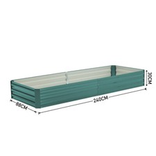 Large Garden Raised Bed Vegetable Herbs Planter Outdoor Flower Trough Grow Box