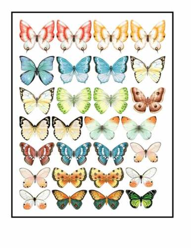 Edible Pre-Cut Wafer Butterfly - Bild 3 von 3
