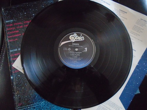 1986 Europe The Final Countdown Record Vinyl 33 RPM 12" LP FE 40241 VG+ Shrink - Picture 9 of 9
