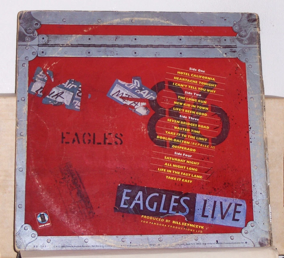 Eagles - Eagles Live - 1980 Double Vinyl LP Record Album — 第 2/2 张图片
