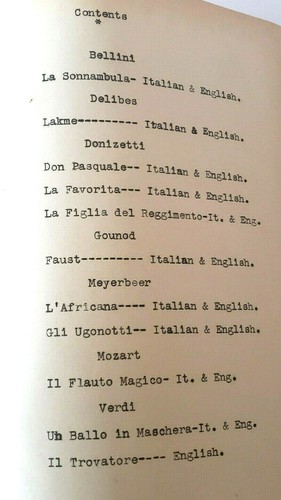 37 Opera Librettos Bound in 3 Volumes English Text + Italian, German, Or French - Picture 5 of 11