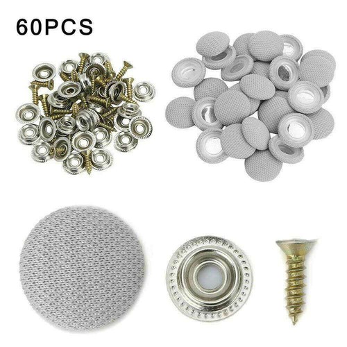 60pcs Car Roof Liner Ceiling Kit Repair Buckle Sagging Headliner Pins Rivet Snap - Bild 7 von 12