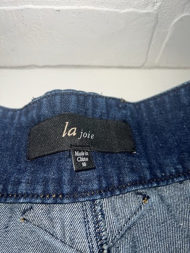 NWT! La Joie Denim Shorts Blue Size 16 - Picture 2 of 5