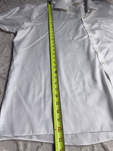 Michael Kors Herren Hemd weiß Größe 20 Button Down 34/35 bügelfrei - Bild 5 von 8