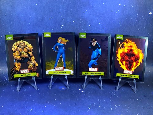 Fantastic Four 2024 Topps Marvel Chrome Human Torch Thing Mr Fantastic Sue Storm - Picture 2 of 12