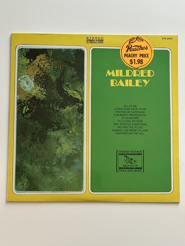 Mildred Bailey - By Mildred Bailey - Record - New - Sealed