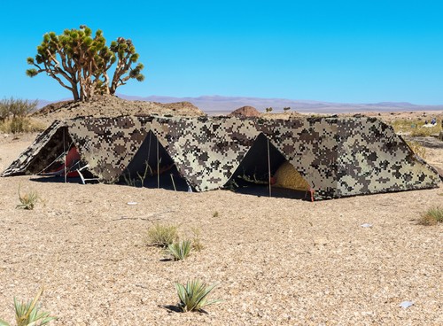 Desert Digital Camouflage Poly Tarp Cover Outdoor 8 Mil - Picture 4 of 5