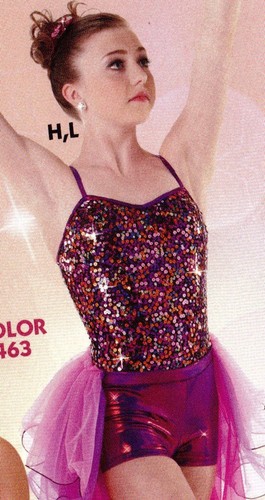 Sequin Shorty Unitard Foil Dance Costume 3 color choices over 70 available NWT - Picture 6 of 13