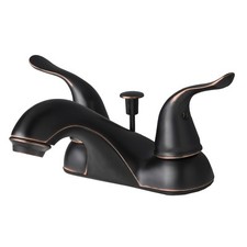 Bathroom Vanity Sink 4" Centerset Lavatory Faucet Oil Rubbed Bronze