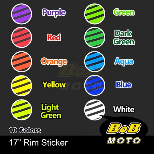 17" Rim Blue Wheel Decals Stickers For Yamaha YZF R6 1999-2018 13 14 15 16 17 - Picture 11 of 21