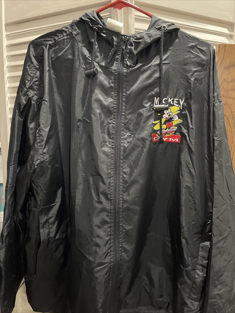 Rare Vintage DISNEY Mickey Mouse Unlimited Gym Windbreaker