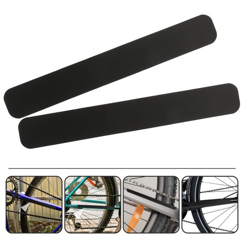 2 Stück Fahrrad Kettenaufkleber Fahrradschutz Rahmen Kratzschutz Klappaufkleber - Bild 9 von 12