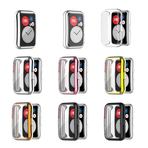 TPU Protector Case Anti Scratches Full Cover Screens for Huawei Watch Fit - Photo 4/27
