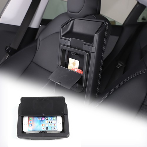 For Tesla Model 3 2023-2024 Center Console Organizer Armrest Hidden Storage Box - Picture 1 of 23