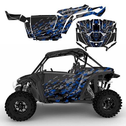2024 - 2025 Polaris RZR XP 1000 kit de calcomanías gráficas 24 mil vinilo #1901 NARANJA - Imagen 6 de 18