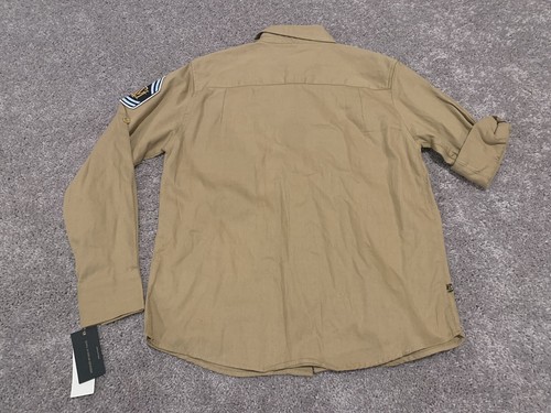 Camisa juvenil CAVI militar con botones talla mediana nueva con etiquetas - Imagen 11 de 11