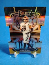 2023 Panini Select - Concourse Black & Gold Prizm Die-Cut #22 Myles Murphy (RC)