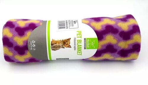 SOFT FLEECE PET BLANKET DOG PUPPY WARM CAT BED CAR BULK LOT SIZE ( 90x 120cm) - Picture 3 of 3