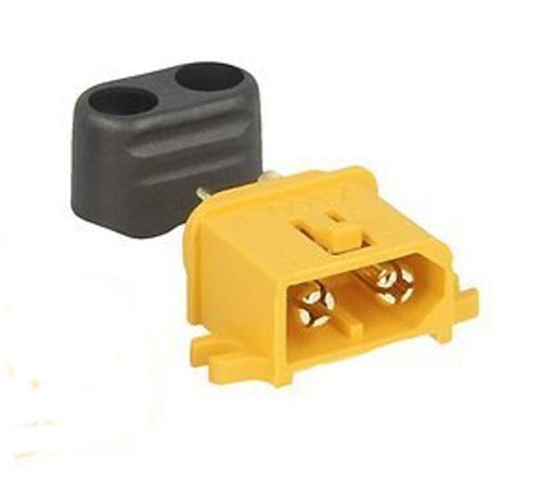 1 Paar XT60 Einbaustecker und Buchse mit Schutzkappe 60A Goldstecker - Bild 5 von 15