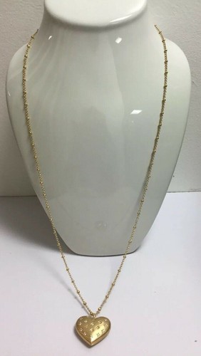 Kate Spade New York Gold My Precious Heart Locket Pendant Necklace New - Picture 5 of 11