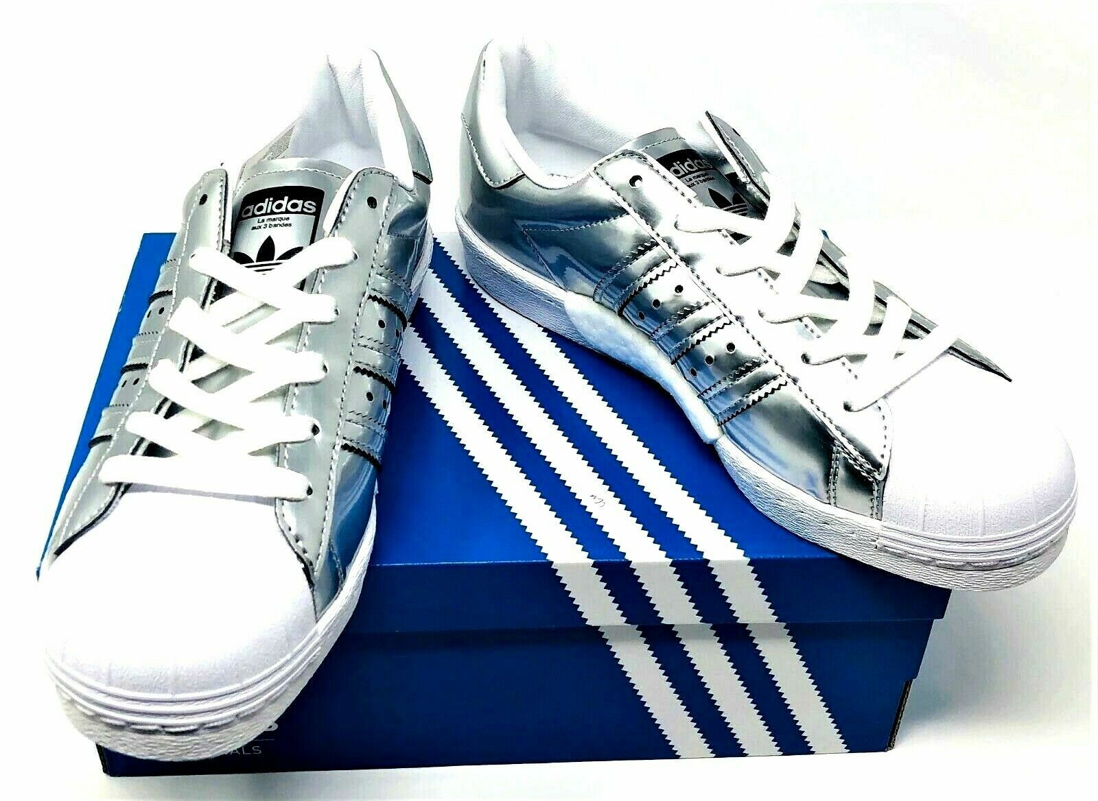 silver shell toe adidas