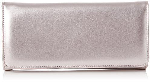 Van Dal Women S Genova Clutch Silver Bamboo Metallic Ebay