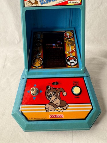 Vintage Nintendo America Coleco Donkey Kong Mini Arcade Table Game 1981 TESTED - Picture 6 of 19