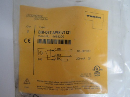 TURCK BIM-QST-AP6X-V1131 CYLINDER POSITION SENSOR - Picture 1 of 5