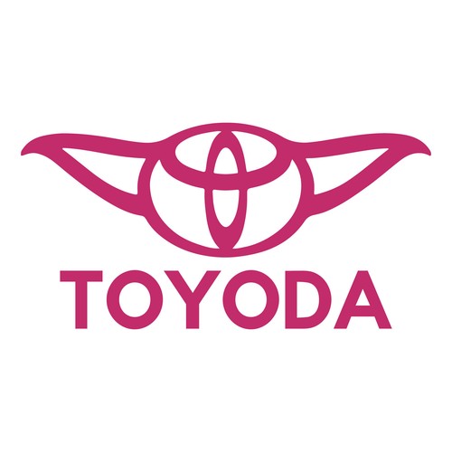 TOYODA Decal Vinyl Sticker | Funny Star Wars Yoda for Toyota Cars Bumper Window - Picture 13 of 16