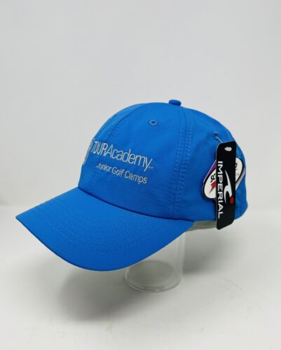 PGA Tour Academy Junior Golf Camps Hat Cap Blue Adult Strapback New NWT - Picture 3 of 6