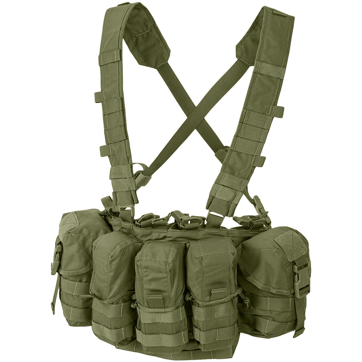 Helikon Guardian Gilet Tattico Chest Rig MOLLE Sicurezza Munizioni Verde Oliva