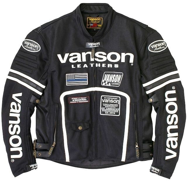 Vanson バイクメッシュジャケット 黒 VANSON バイクジャケット バンソン vanson メッシュジャケット