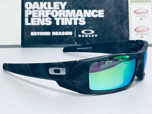Oakley Gascan Matte Black Camo w/ POLARIZED Galaxy Jade lenses - NIB SKU# 9014 - Picture 3 of 17