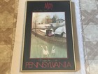 P Buckley Moss Pennsylvania Poster Framed Hand Signed in Gold Marker (1984)