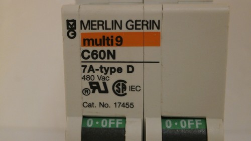 MERLIN GERIN MULTI 9 C60N 7AMP SCHUTZSCHALTER # 17455 - Bild 6 von 6