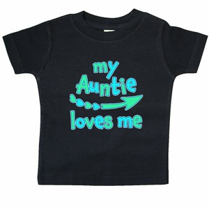 Inktastic-My-Auntie-Loves-Me-Blue-And-Green-Arrow-Hearts-Baby-T-Shirt-Family