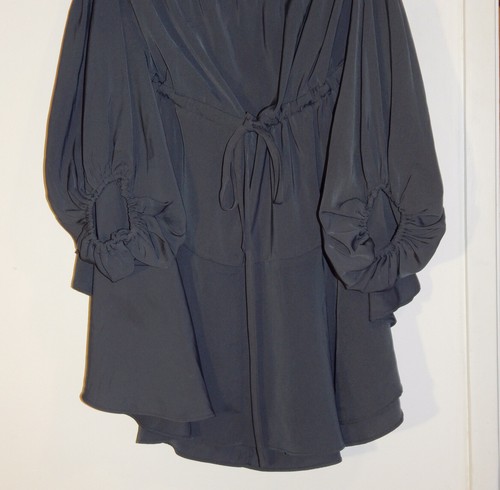 Shona Joy Size 10 Core Off The Shoulder Mini Dress steel blue grey - Picture 3 of 9