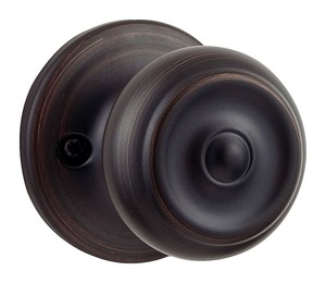 Kwikset 788pe Bronze Phoenix Reversible Non Turning One Sided