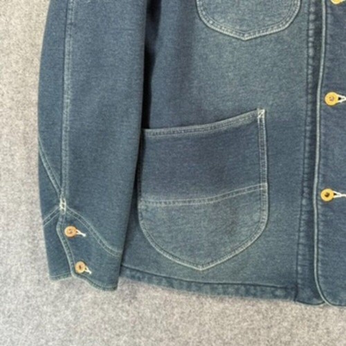 Wallace and Barnes Mens Denim Fleece Chore Coat Barn Jakcet Sz XL Workwear Comfy - Picture 4 of 13