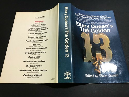 The Golden 13, Editied by Ellery Queen - 1970 - 1st Ed,1st Prtg, Vtg H/C Book DJ - Bild 3 von 12