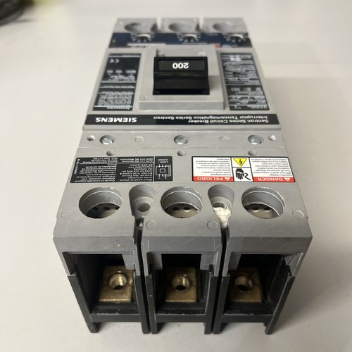 Siemens HFXD63B200 600V 65kAIC @ 480V 200A 3-Pole Circuit Breaker - Picture 3 of 3