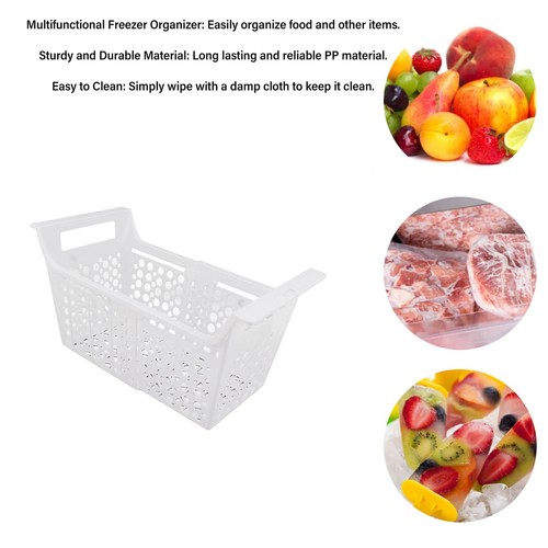 2PCS Adjustable Freezer Baskets For Chest Freezer Expandable Deep Freezer Ho New - Picture 12 of 13