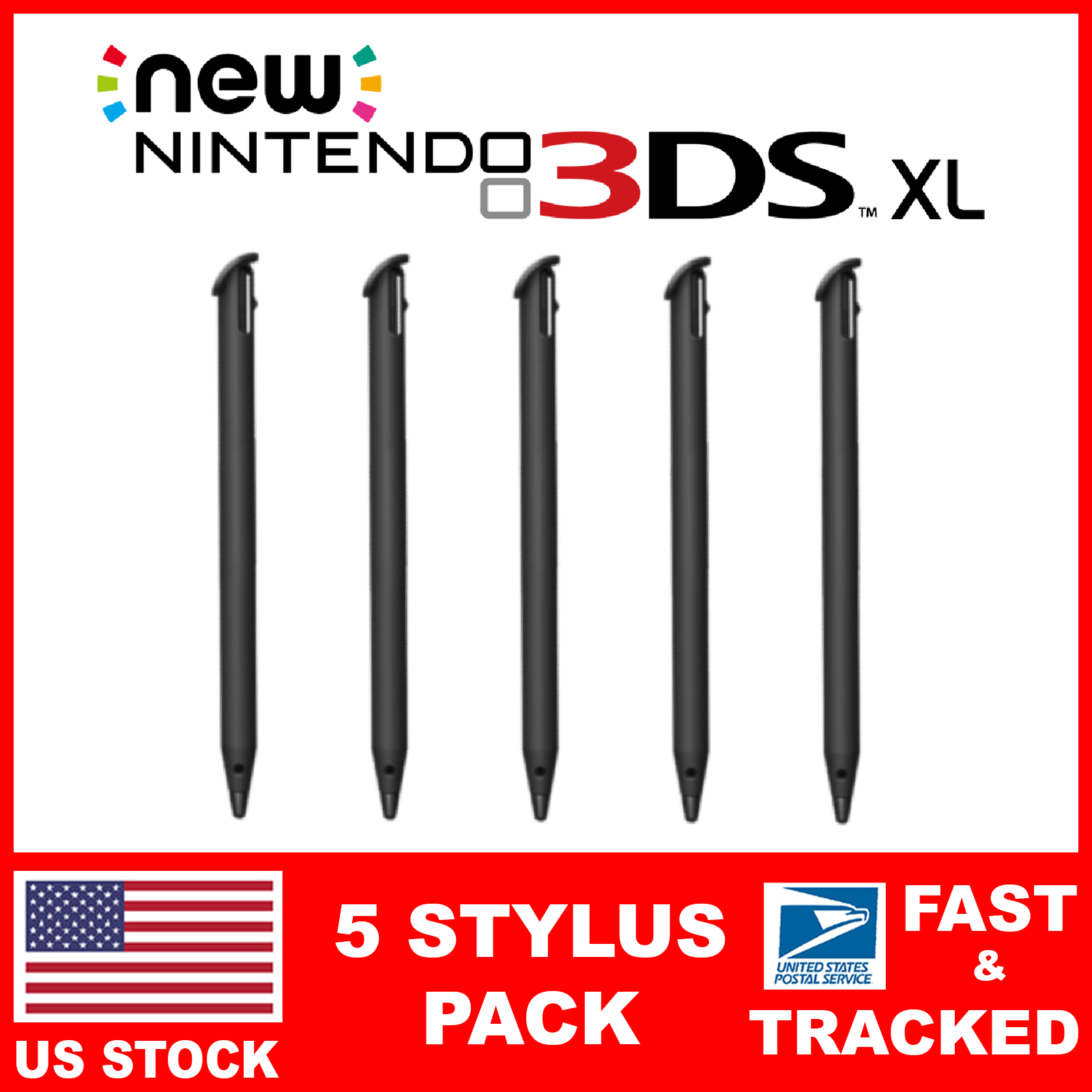 neerhalen Brein Adelaide 5PK Stylus Nintendo - ̗̀ NEW ̖́- 3DS XL Black Touch Screen Pen Replacement LL | eBay neerhalen Brein Adelaide 5PK Stylus Nintendo - ̗̀ NEW ̖́- 3DS XL Black Touch Screen Pen Replacement LL | eBay