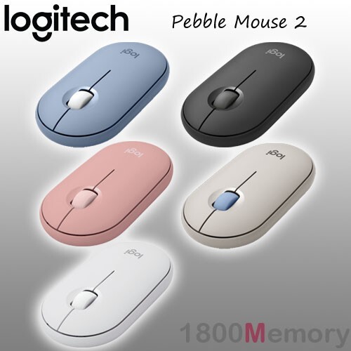 Logitech Pebble Mouse 2 M350s Portable Wireless Bluetooth Mouse - Picture 1 of 11