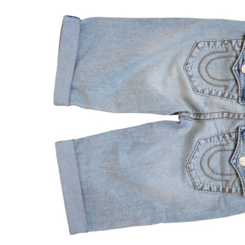 NWT True Religion Jennie Knee Length Shorts Roll Cuff Denim Jean Women Size 26 - Picture 14 of 14